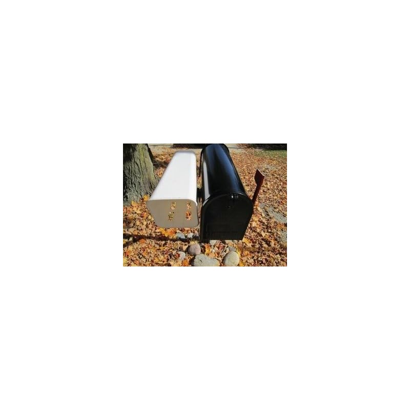 Mailbox Post Solutions Mailbox Newspaper Tube - Standard White Plastic