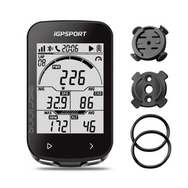 iGPSPORT BSC100S Cycle Computer GPS Cycling Computer Bicycle Speed Meter Bluetooth 5.0 & ANT+ Compatible Wireless Cadence Speed Sensor & Power Meter Type-C High-Speed Charging and 2.6-Inch Large LCD