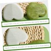 WOONEKY Jade Scraping Tool Face Body Massager Round Jade Board