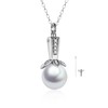 Pearl Urn Necklace for Ashes Sterling Sliver Cremation Jewelry for