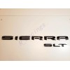 GMC 4PC Set GLOSS BLACK 2019+ GMC SIERRA SLT LETTER