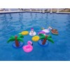 KFMX Porta Vasos Inflables Surtido Verano Palmera Flamingo Dona
