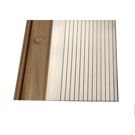 Inswing Threshold 5 5/8 inch with Composite Cap and Composite Base - Mill Finish (72 inch Uncut)