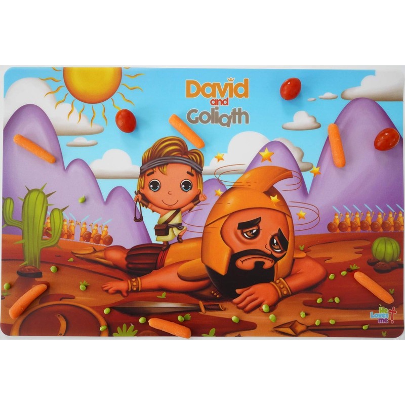 He Loves Me Kids and Goliath Mealtime Placemat for Kids