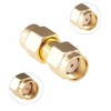 RFaha 6pcs Antenna Adapter SMA Male to RPSMA Male Connector