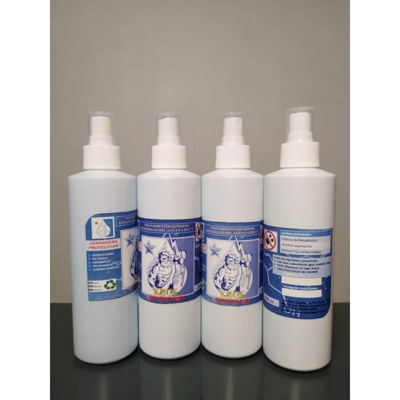 Zeus 4 Piezas De Sanitizante Zeus Antibacterial Para Superficies