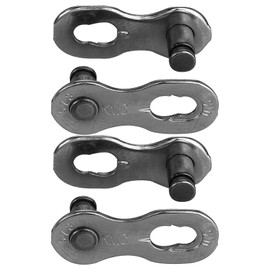 KMC Unisex's e1 Single Speed EPT MissingLink Joining Link, Dark Silver, Narrow (3/32")