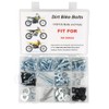 Xitomer 170 PCS Plastics Engine Body Frame Exhaust Bolts Kit