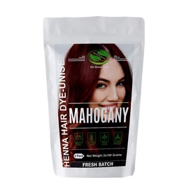 2 paquetes de tinte para el cabello y la barba de henna de caoba, 100% natural y libre de químicos, The Henna Guys