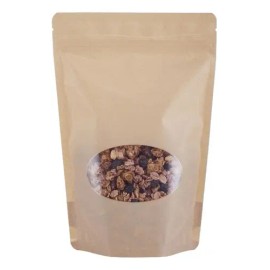 Bolsa Sup 454g - Apariencia Kraft Con Ventana - $x100 Piezas