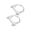INFINAUTO Round U Bolt Muffler Exhaust Clamps for Car /