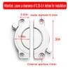 2 Pack Zinc Alloy Table Buckle Connectors, Table Board Connector