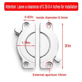 2 Pack Zinc Alloy Table Buckle Connectors, Table Board Connector Hardware Accessories Heavy Duty Zinc Alloy (with 8 Screws)
