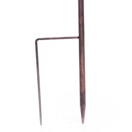 Evergreen 82" Bronze Wind Spinner | Heavy Duty Powder Coated Metal Outdoor Twirler | Double Windmill | Ground Stake Included | 24-inches Wide | Decoration for Outside Yard and Garden