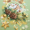 Wizardi Counted Cross-Stitch Kit Light Christmas 100-245 Magic Needle
