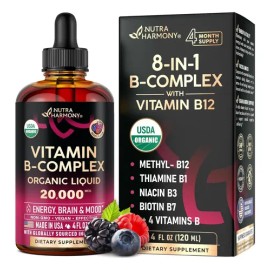 Complejo De Vitamina B En Gotas (usda Organic)                                                                                                        