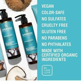 Be Love Care Super Foods Coconut Milk Moisture Shampoo 12 oz