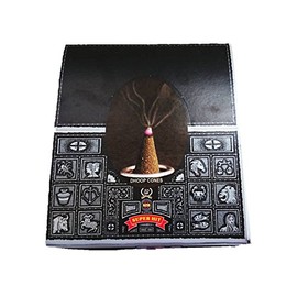 SATYA Super Hit Incense, Cone Type, 1 Case (Box of 12)