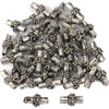 15g Bali Rope Tube Bead Antq Silver PLT 9.5mm Approx
