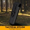 IronSeals 2 Pack Tactical Flashlight Pouch Holster Case Belt Bag,