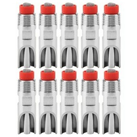 10Pcs Stainless Steel Automatic Pig Nipple Waterer Adjustable Prevent Leakage Nipple Drinker Feeder for Cattle Horses Pigs