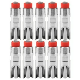 10Pcs Stainless Steel Automatic Pig Nipple Waterer Adjustable Prevent Leakage Nipple Drinker Feeder for Cattle Horses Pigs