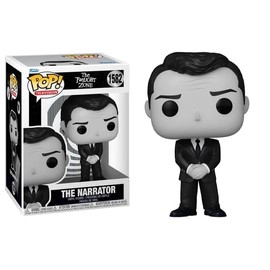 Funko The Narrator Black and White Rod Serling + Pop Protector: The Twilight Zone Retro Pop! TV Vinyl Figure (Collector Gift Set Bundled with ToyBop Brand Box Protector Case)