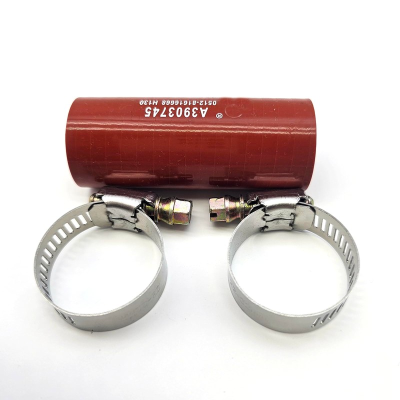 Hconcet 3286499 Red Turbo Oil Drain Hose And 2 Clamps