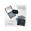 200pz Toallas Absorbentes Grasa Con Espejo Papel Arroz Plateado Zynlora