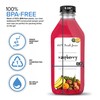 32 Oz Juice Bottles with Caps (6 Pack) - Reusable