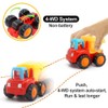 Friction Powered Cars Push and Go Trucks Construction Vehicles Toys