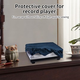 Record Player Dust Cover | Fabric Turntable Dust Cover | Audio Protective Sleeve Case for Stereo Musical Instruments Home Studio Dj Kids Teens Women Adults