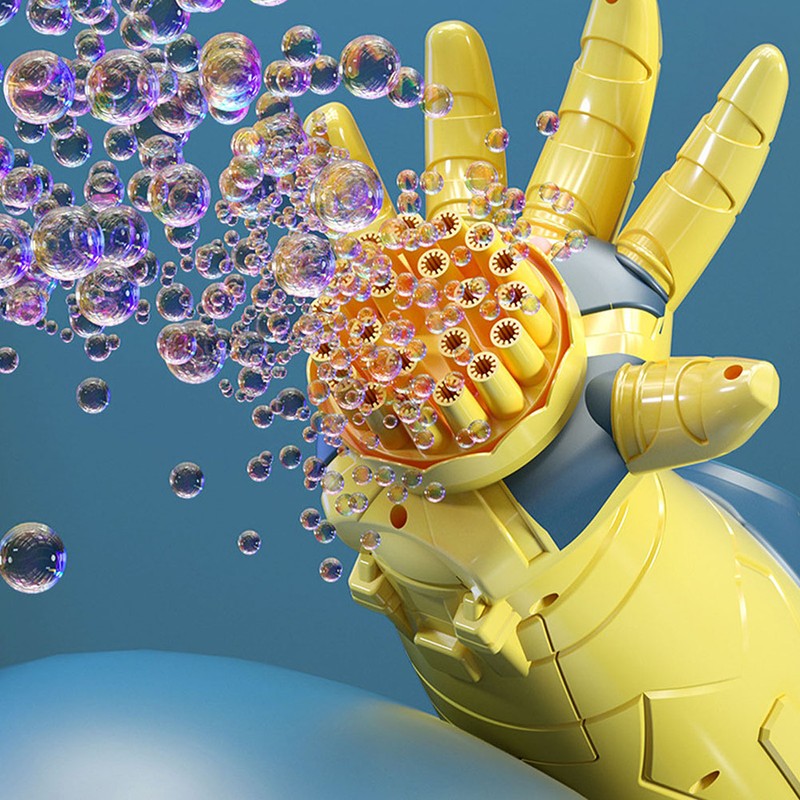 Electric Bubble Gun Toys Movie Inspired Hand Soap Bubbles Machine