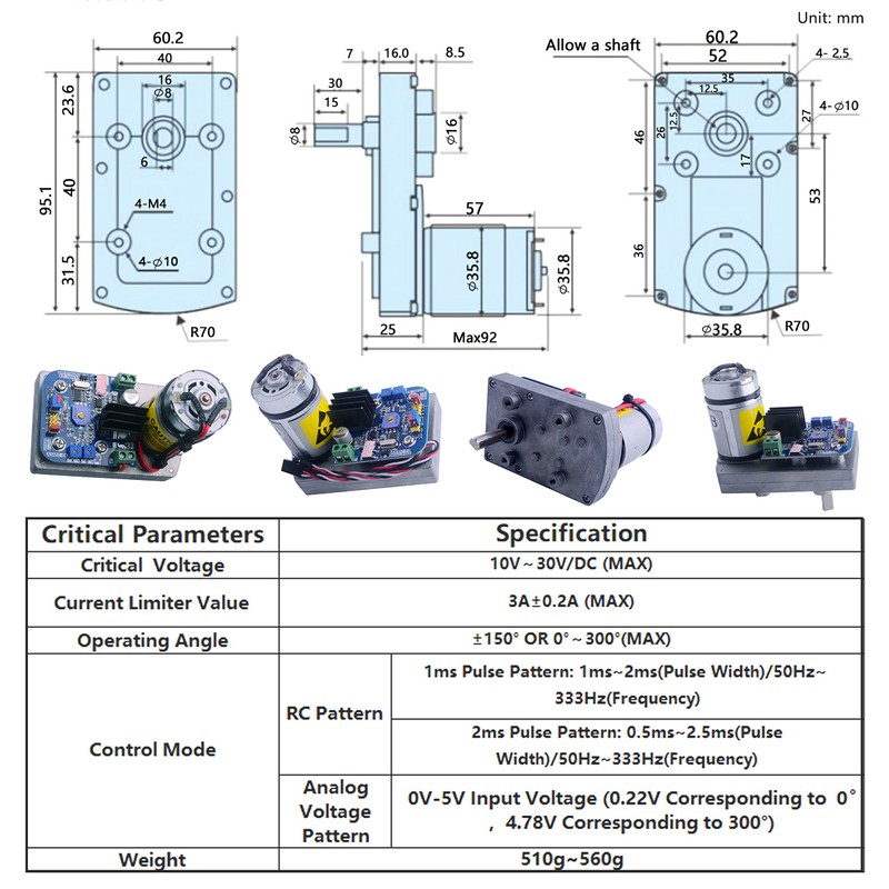 新品 Wishiot ASMC-04B Robot Servo High Power High Torque Support