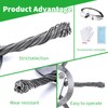 XGKHOM 2 Packs Steel Wire Grass Trimmer Head, 2025 New
