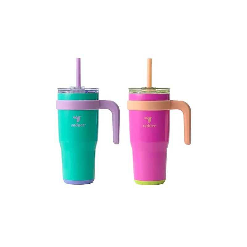 REDUCE 24 oz. Cold1 Tumbler, 2-Pack (Sharp pink and Teal)