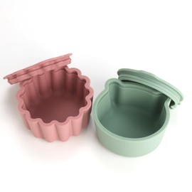 So&So Snack Box Set of 2 for Toddlers and Babies, Storage Containers with Lid, Snack Bowl for Travel or Nursery