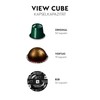 Nespresso VIEW Cube Capsule Container, Stylish Storage Coffee Capsules, Capacity
