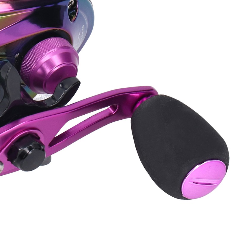 High Speed Ratio 8.1:1 Baitcasting Fishing Reel Metal Lightweight Casting