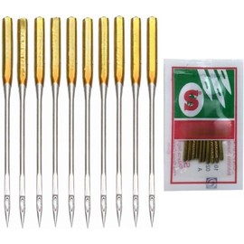 10Pcs Sewing Machine Needles,Big Eye Sewing Machine Home Sewing Machine Needles Sewing Macine Sewing Notions Supplies (Size 16)