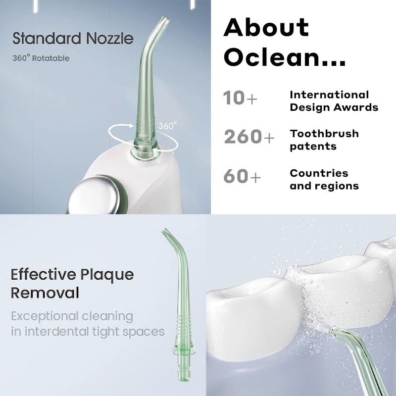 Oclean N10 Standard Replacement Nozzle, ONLY for W10 Oral Irrigator,