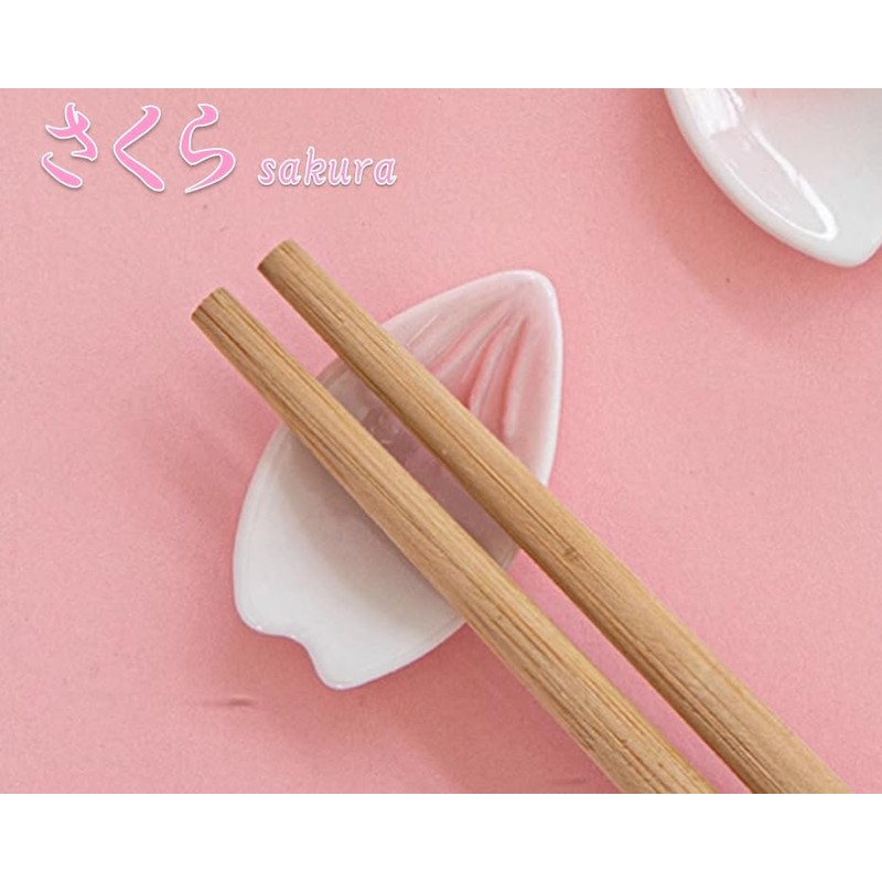 speed mao Sakura Chopsticks Rest, Cherry Blossom, Flower Flower, Ceramic