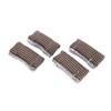 4Pcs Cue Shaft Burnishers Snooker Billiard Pool Cloth Towel Slicker