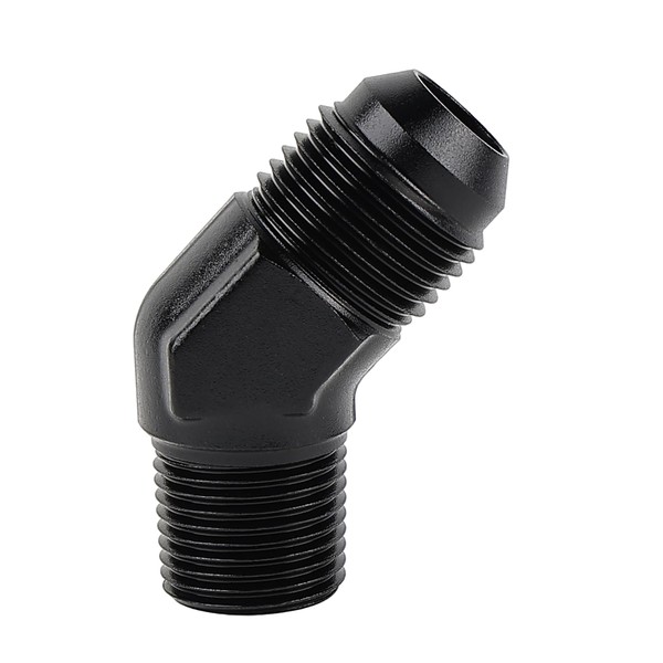 EVIL ENERGY 8AN Male Flare to 3/8" NPT Pipe 45