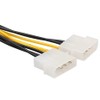 TECHZOCO 15cm 8 Pin PCIe to 4 Pin Molex Power
