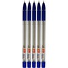 ELKOS BLUE Ballpoint Pens, 0.7mm Fine Point, Pack of 5,