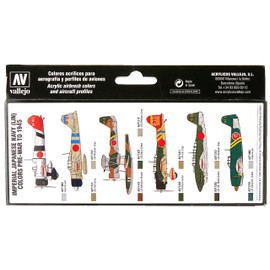 Vallejo 071169 Farbset, Japanische LuftwaffeIJA Set 2, 17 ml (8er Pack)