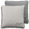Joop! Kissenhülle Uni Doubleface Graphit-Rauch Baumwolle/Polyacryl, Maße: 50cm x 50cm,