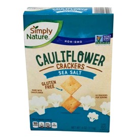 Simply Nature Cauliflower Crackers Sea Salt
