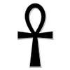 Ankh Symbol Eqyptian Cross Ancient Egypt - 12" Vinyl Sticker